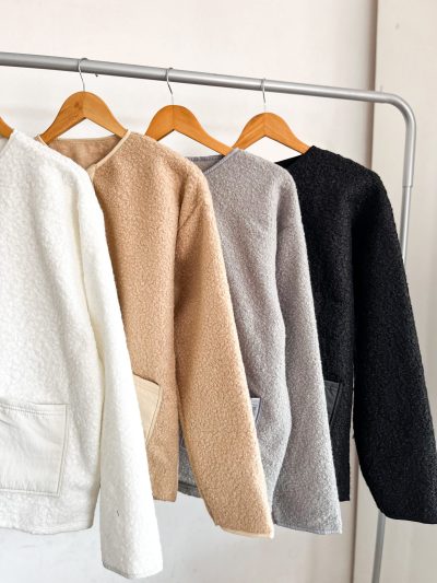 Chaqueta Oversize de Boucle - Imagen 3