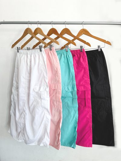 Pollera Larga cargo rompeviento