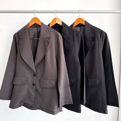Blazer Oversize crep sastrero