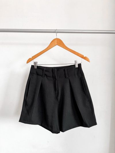 Short Negro sastrero de crep - Imagen 4