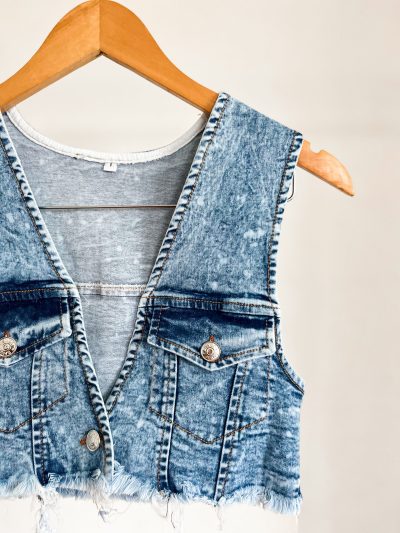Top denim - Imagen 6