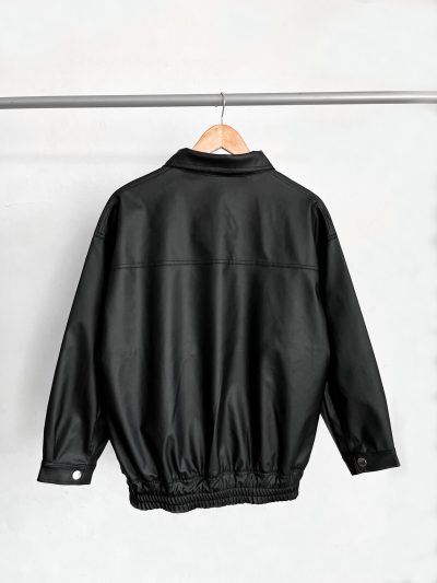 Campera Bomber Oversize Cuerina - Imagen 2