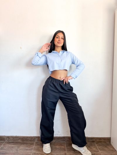 Camisa corta m/larga de poplin - Imagen 2
