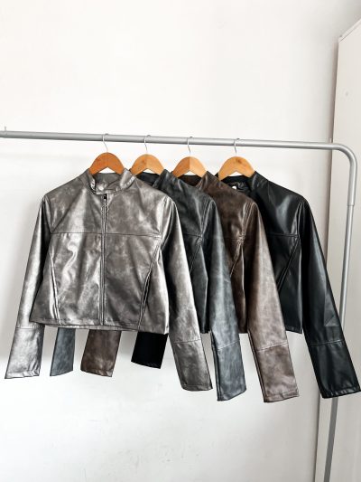 Campera Cuerina Alex