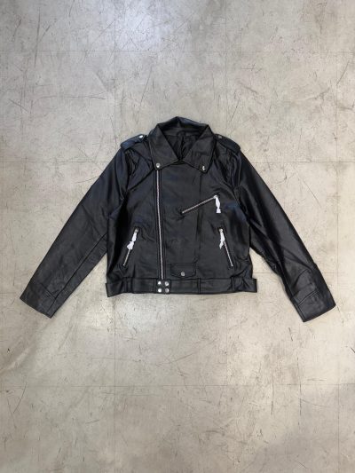 Campera de Cuero Negro - Imagen 2