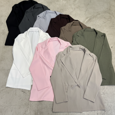 Blazer Clásico de crep sastrero