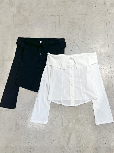 Camisa manga larga estraple