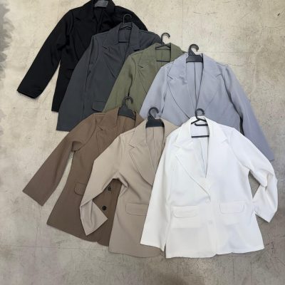 Blazer Oversize crep sastrero