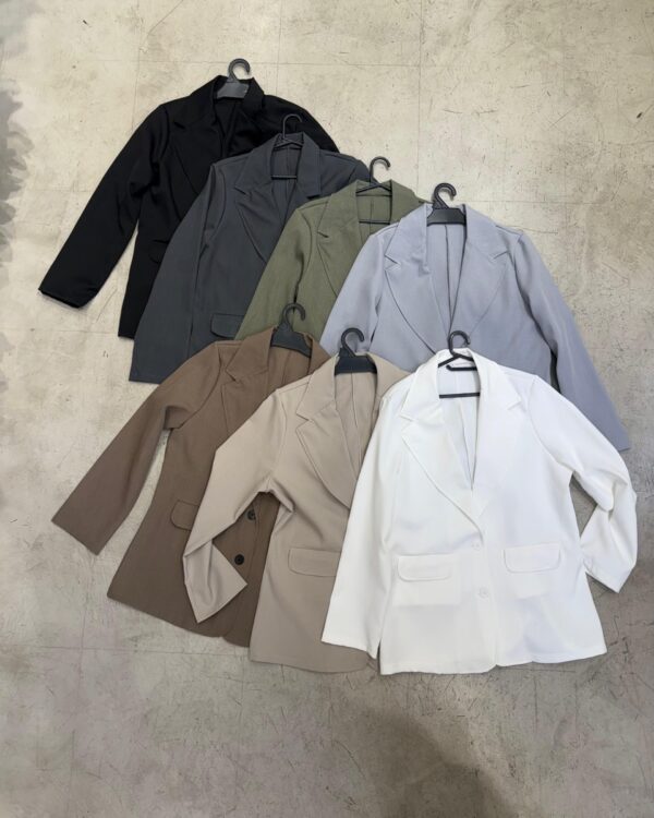 Blazer Oversize crep sastrero