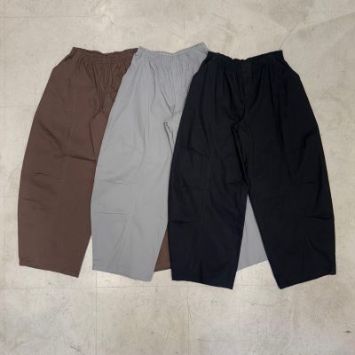 Pantalón globo de gabardina