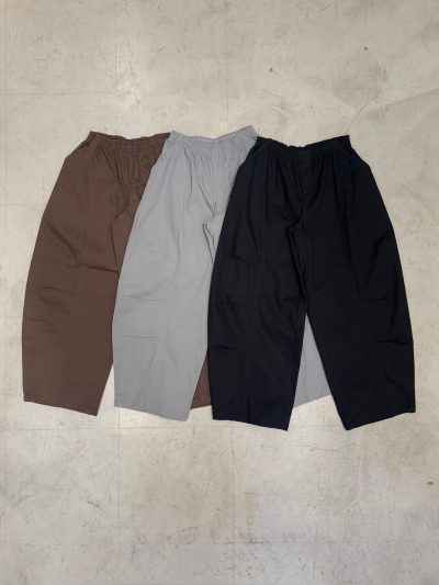 Pantalón globo de gabardina