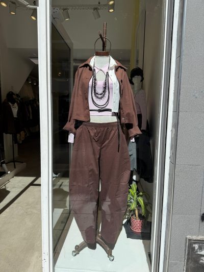 Pantalón globo de gabardina - Imagen 2