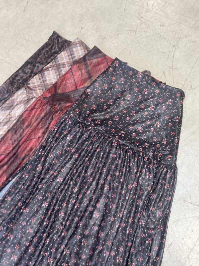 Pollera larga de tul estampado - Imagen 2