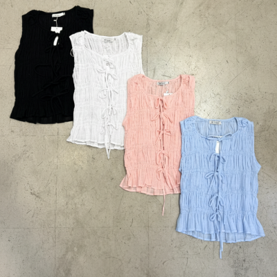 Musculosa Cotton con Tiras (#8043)