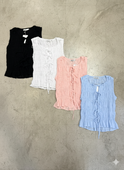 Musculosa Cotton con Tiras (#8043)