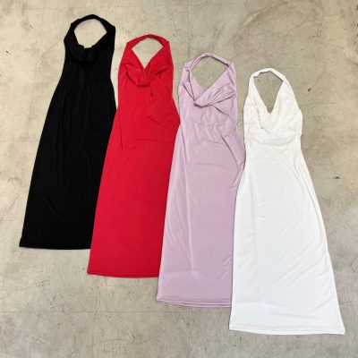 Vestido Largo Buche (microfibra glitter)
