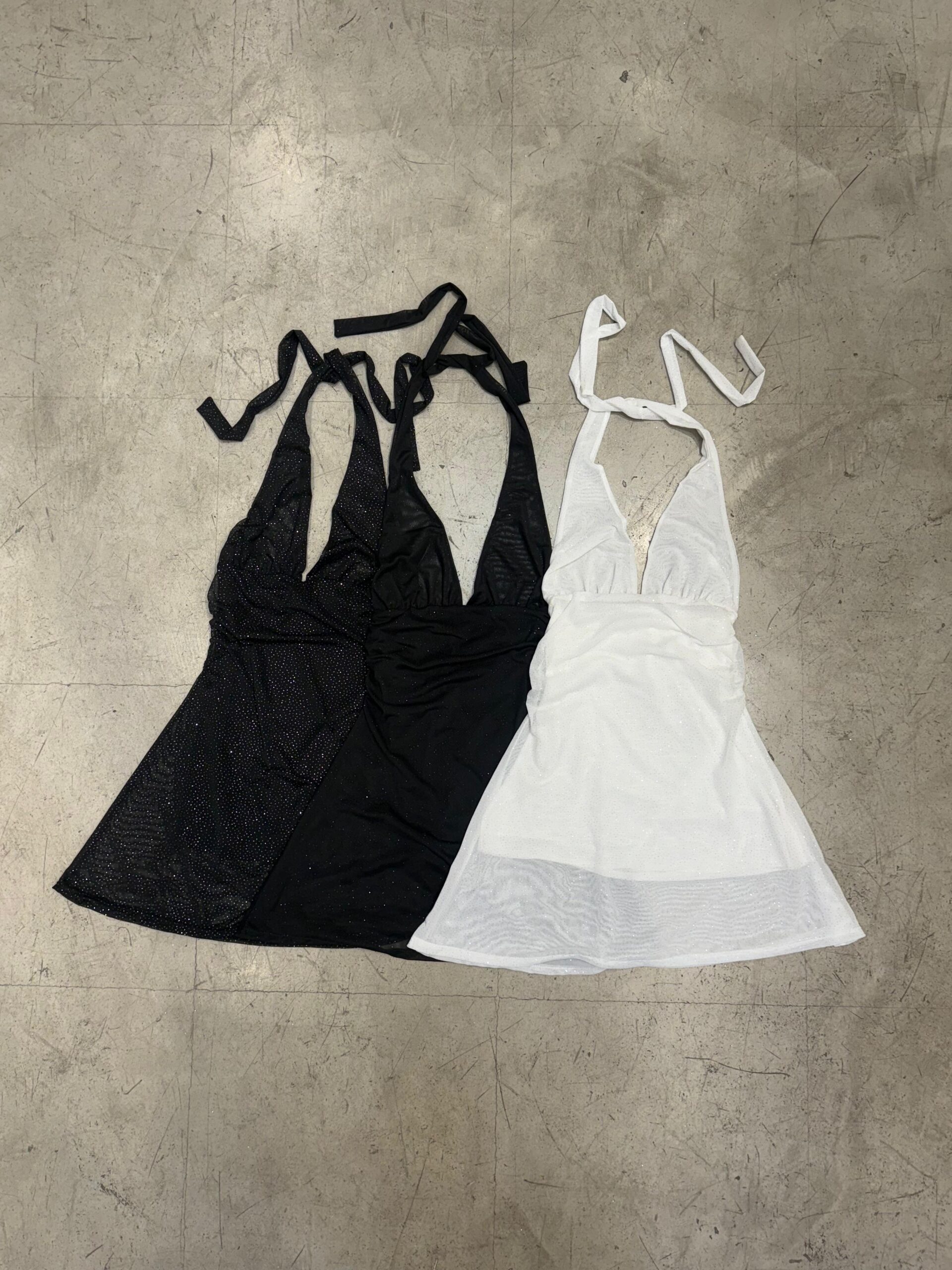 Vestido Marilyn (microtul glitter)