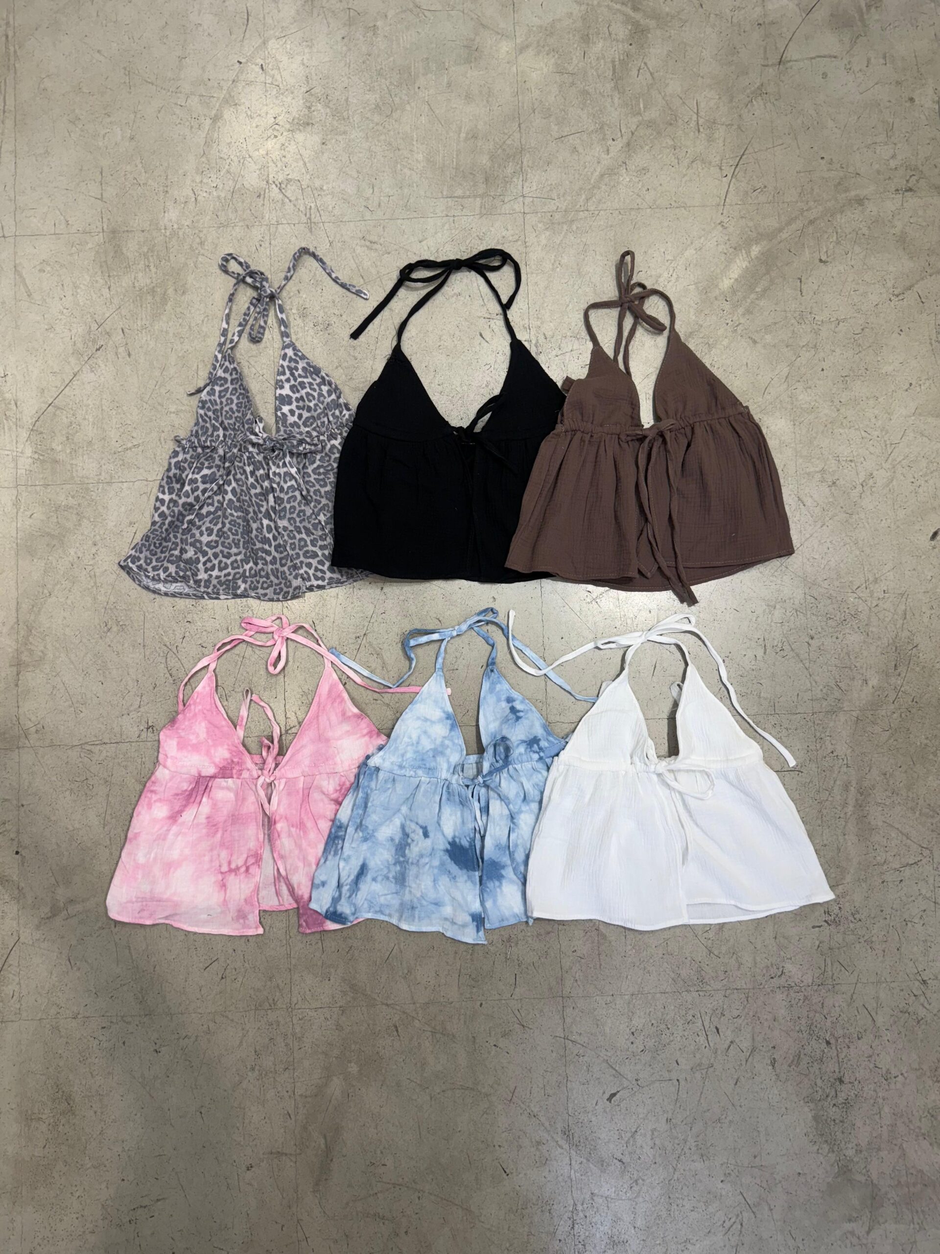 Top con tiras para atar (baby cotton)