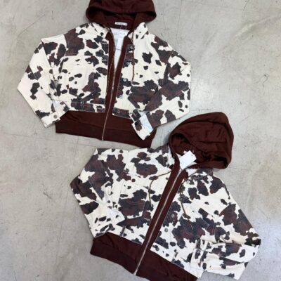 Campera Vaca con Capucha