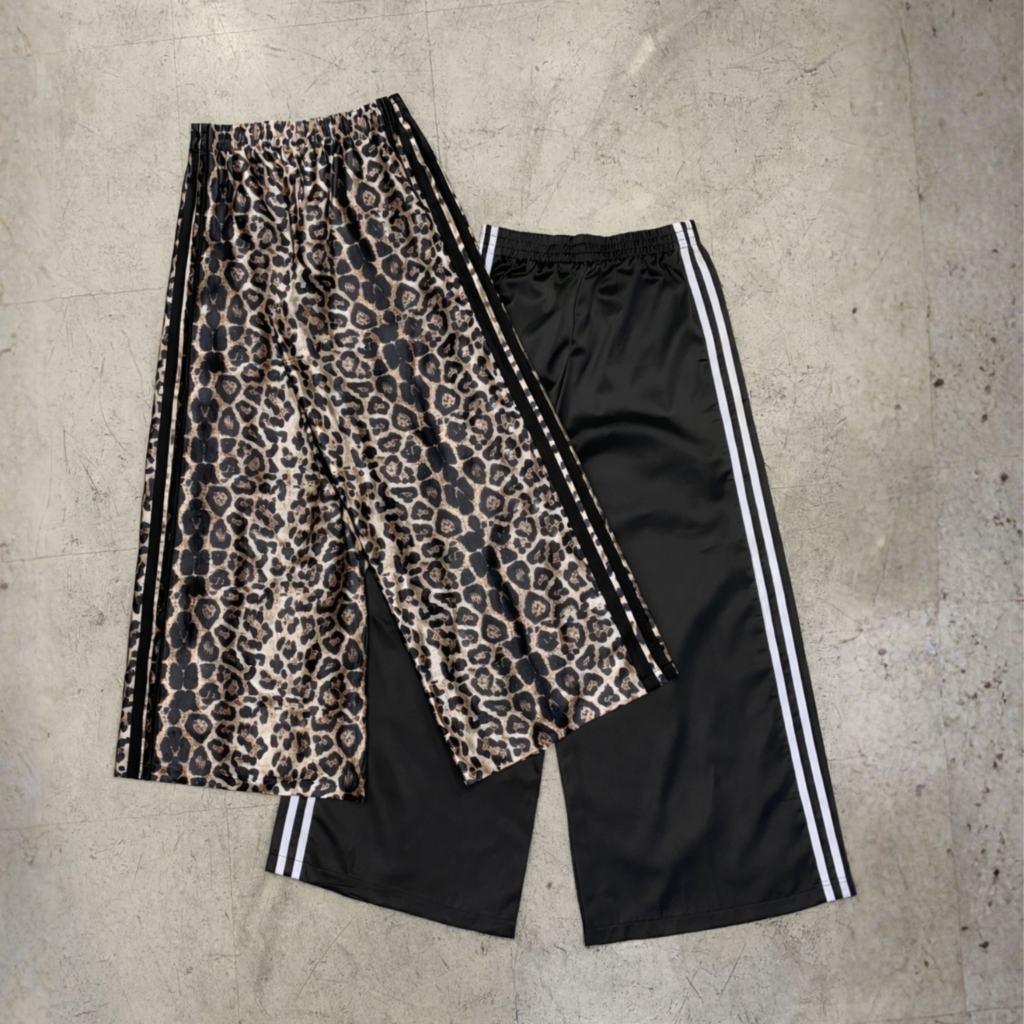 Pantalón Ancho Palazzo de Seda "4 lineas" - Animal print