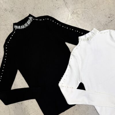 Polera m/larga Perlas