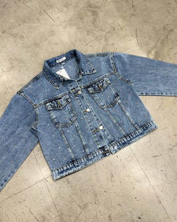 Campera Denim c. Strass