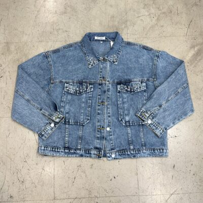 Campera Denim Oversize c. Strass