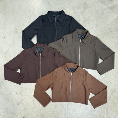 Campera de crep forrado