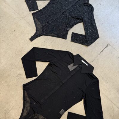 Body Camisa c. Strass