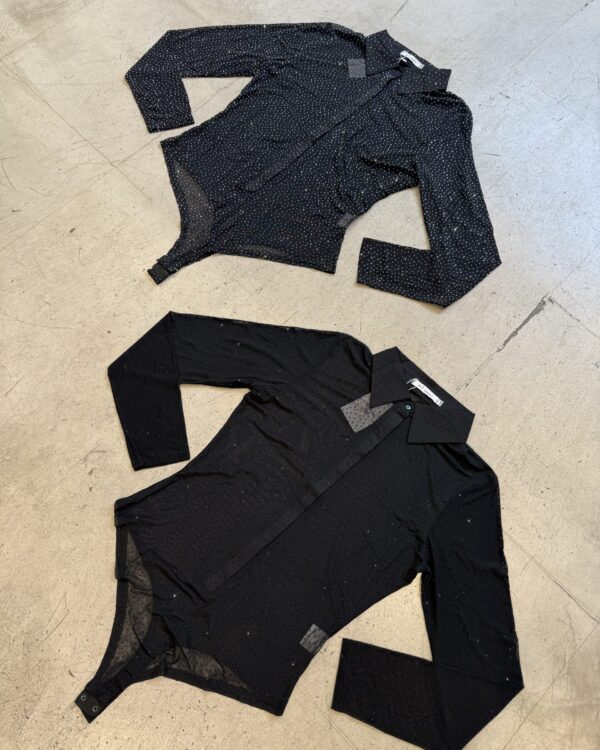 Body Camisa c. Strass