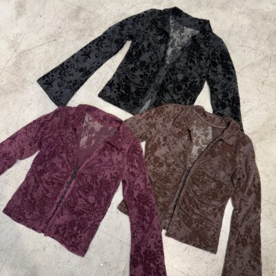 Camisa microtul flock c. Ganche manga oxford