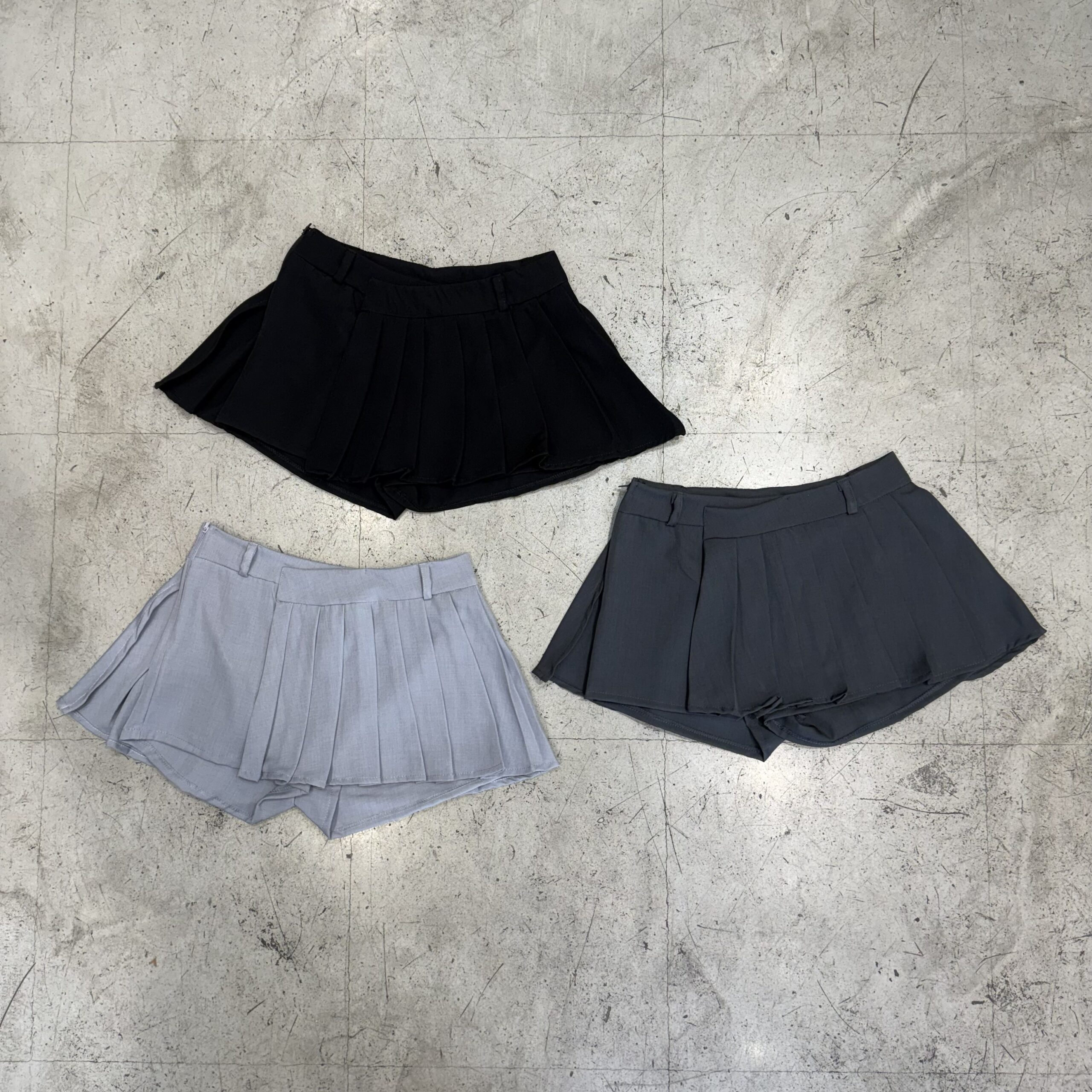 Pollera Tableada c. Short adentro