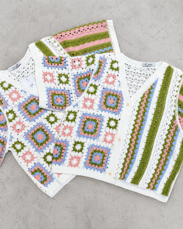 Cardigan Crochet Verano (#8118)