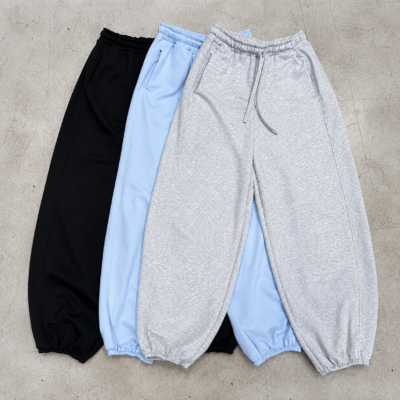 Pantalón Barrel c. Puño (soft scuba)