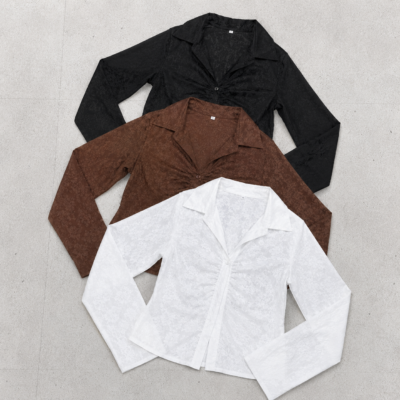 Camisa c. Gancho (tul flock)