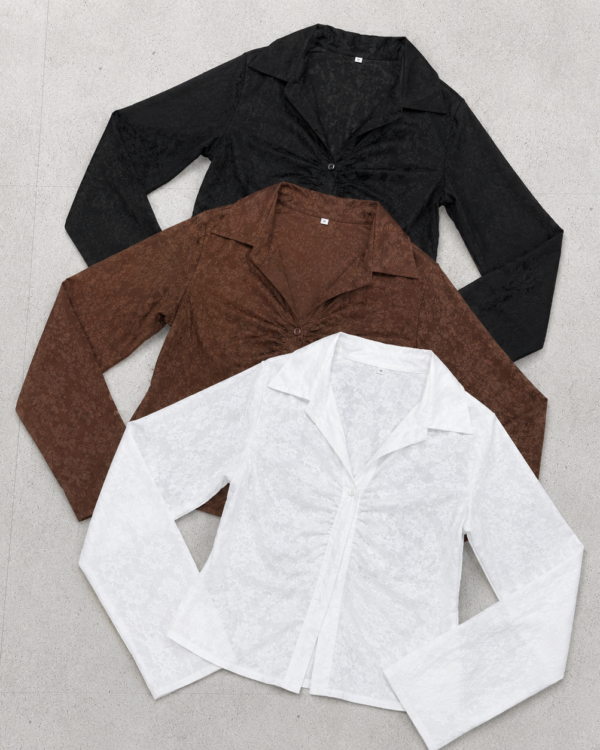 Camisa c. Gancho (tul flock)