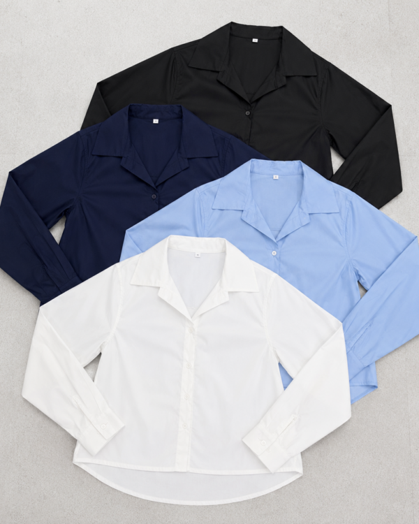 Camisa Larga m.larga (poplin)