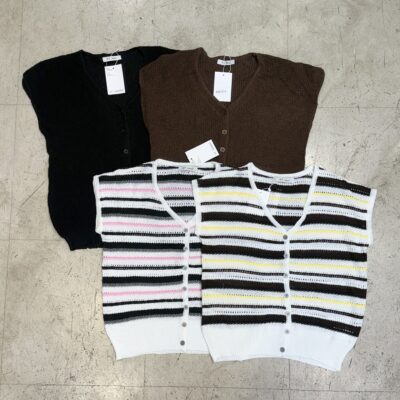 Cardigan sin Manga de Hilo (#8131)