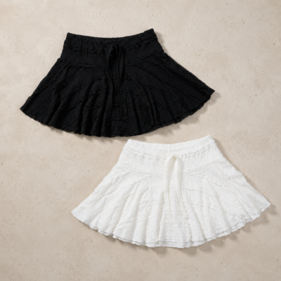 Pollera Volada c. Short de Encaje