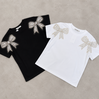 Remera Moño Brillo