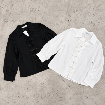Camisa m.larga Botones Chinos