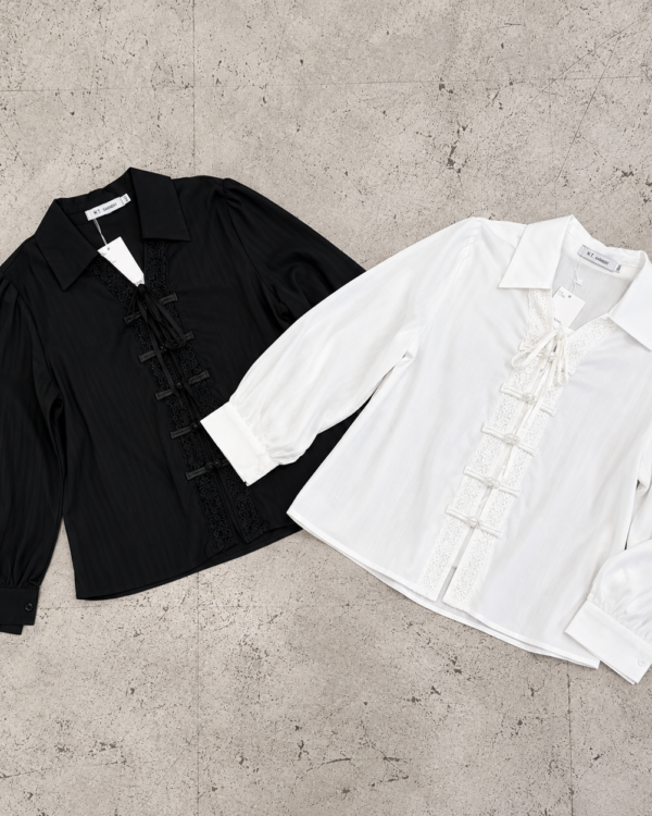 Camisa m.larga Botones Chinos